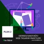 DERNEK/VAKIF/KÖY/ WEB TASARIM PAKETLERİ PLAN 2